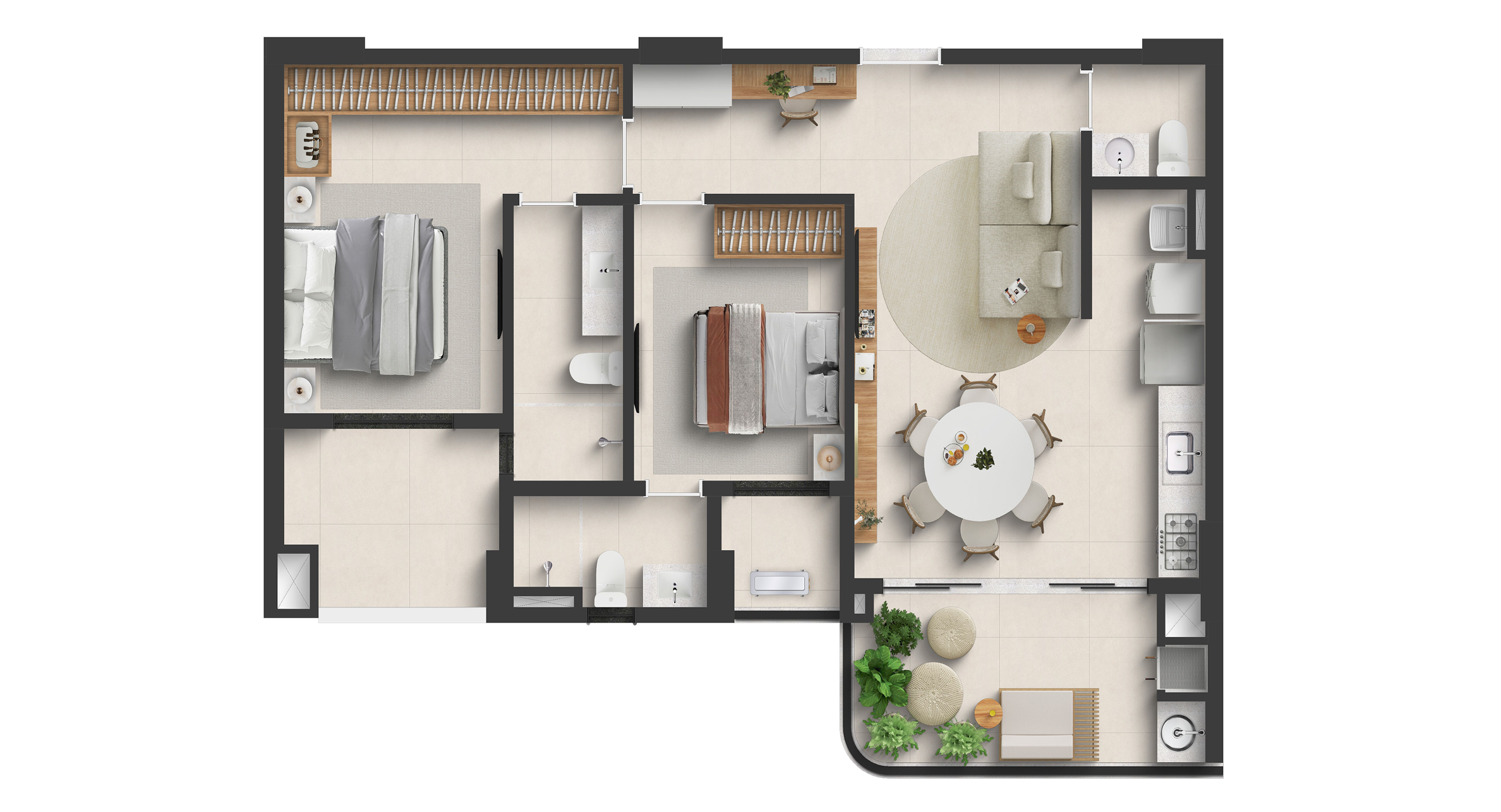 APTO TIPO 02 78,83M²